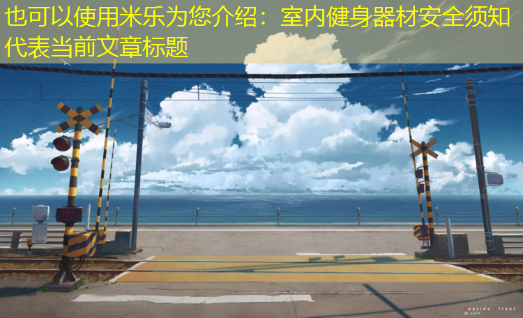 <strong>米乐为您介绍：室内健身器材安全须知</strong>